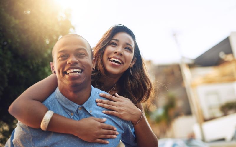 Settle into comfort at Encore Montrose a man and woman embracing