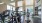 a gym with exercise equipment